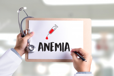 blood count sign for anemia